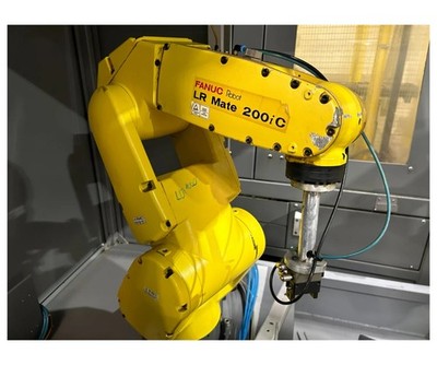 Fanuc LR Mate 200 iC robot (E-29388) with cell vision system