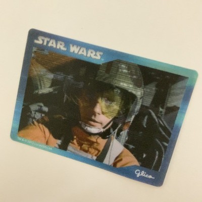 STAR WARS Anakin Glico TM & 2013 Lucasfilm Ltd Japanese 3D Card rare