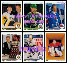 1990-91 Upper Deck HOCKEY #201-400 Your Choice $2 or 2 Card Minimum YOU PICK!