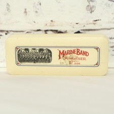 Vintage Hohner Marine Band 1896 Harmonica Key C New Old Stock