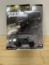 Hot Wheels 2025 Fast and Furious Land Rover Defender 110 Panel 1:64 Scale Age 3+