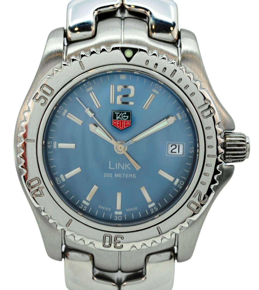 TAG Heuer Link 自動巻き 青 Tag Heuer Link Automatic Chronograph