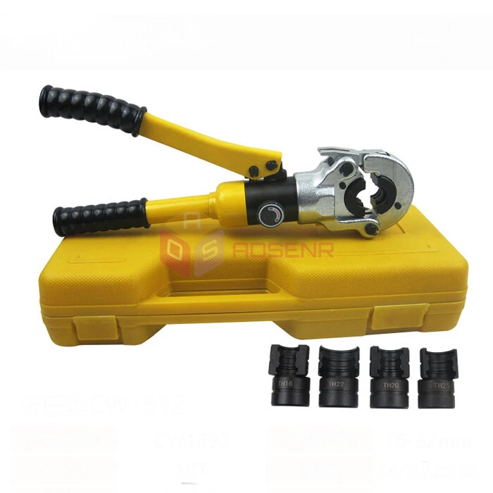 Pex tubing crimper outlet