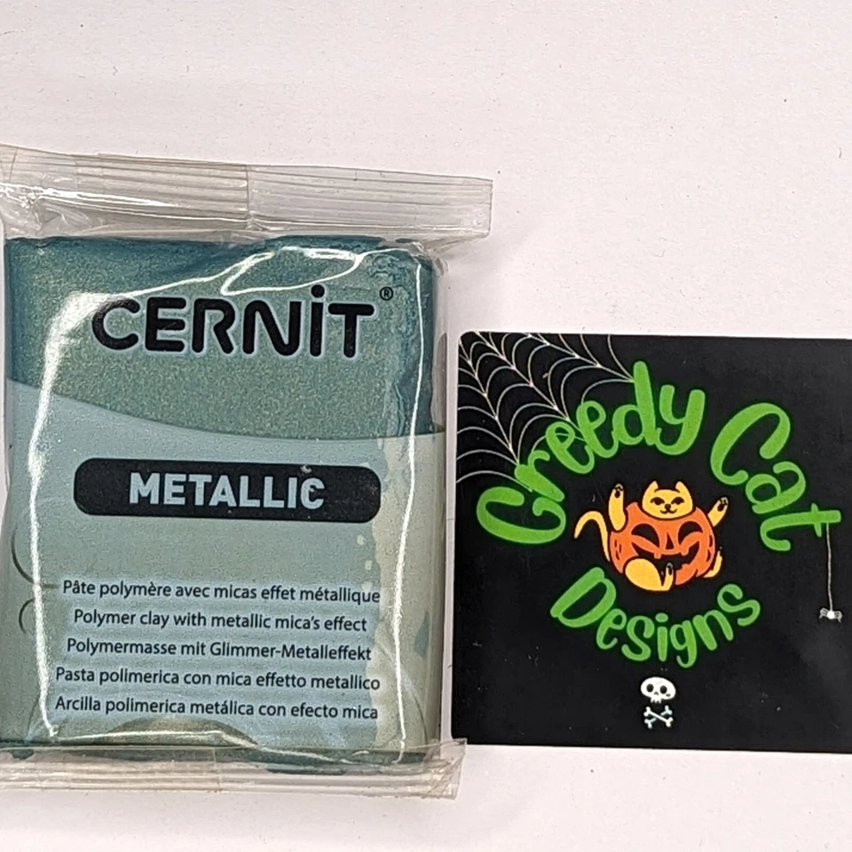 Cernit Metallic Turquoise Gold 054 56g