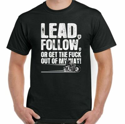 Get Out Von Mein Weg Herren Biker Motorrad Bike Chopper