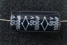 40 pieces 1000uF 50V Electrolytic AXIAL Capacitors 50V 1000uF