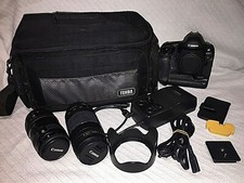 Canon EOS 1Ds 11.1MP Digital SLR Camera Auto Focus Bundle with 2 Lenses and Case