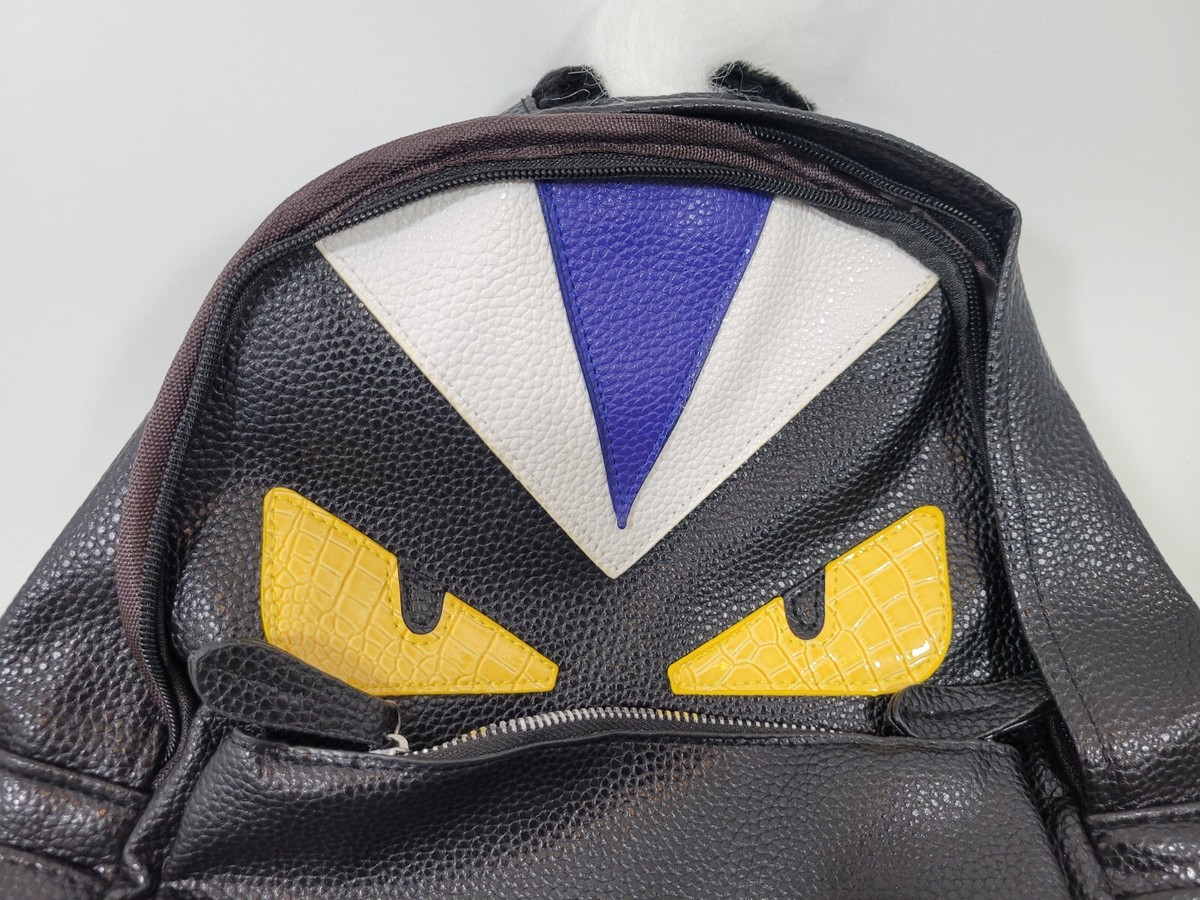 Monster Eyes Leather Backpack | eBay