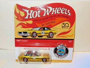 hot wheels 1968 cougar 50th anniversary