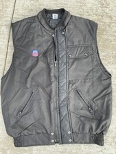 Vintage Union Pacific Railroad Size Medium Mens Zip Up Vest Jacket Coat NLHB
