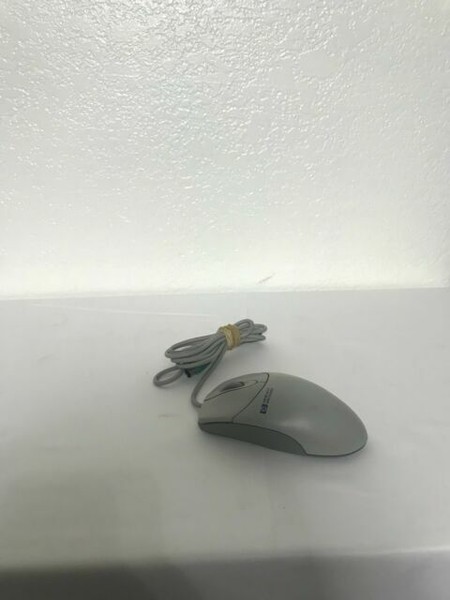 HP Hewlett Packard 2 Button Computer Mouse Scroll Ball Gray Ps2 Model ...