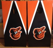 Baltimore Orioles Custom Made Cornhole boards and Free Bags