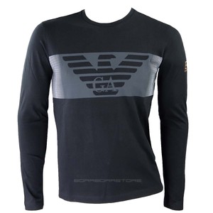 t shirt uomo manica lunga armani