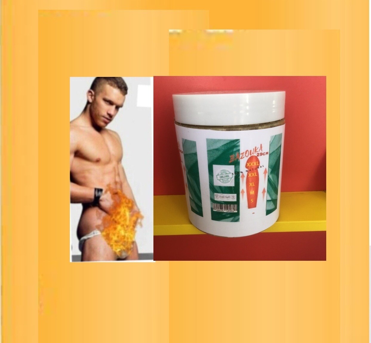 Crème Bazooka Kigelia Akpi Pour élargissement Pénis XXL Et Soin Des Seins/fesses - 100 G - Neuf