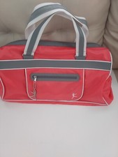 Danskin DUFFLE DANCE TOTE. PINK,GRAY WHITE. LIGHTWEIGHT. NEW