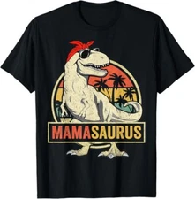 Mamasaurus T Rex Dinosaur Funny Mother's Day Gifts Mommy Unisex Adult T-Shirt