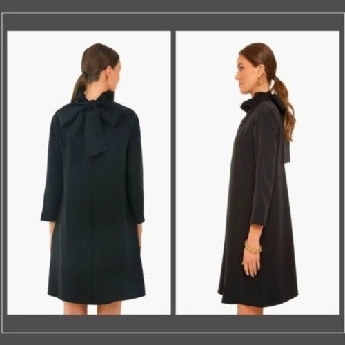 Tuckernuck | NEW Black Daphne Three-quarter Sleeve Mini Dress Size XL - Picture 4 of 12