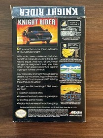 Knight Rider NES (1985) - &iexcl;CIB con todo! Probado, ENV&Iacute;O GRATUITO