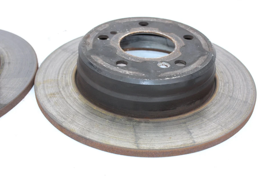 Conjunto de rotores de freio traseiros esquerdo e direito 1997-2004 Mercedes R170 SLK230 SLK320 - Imagem 4 de 4