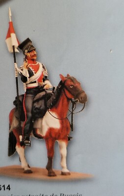 Figurine Fonderie Miniature – Lancier Polonais 54mm, Retraite De Russie 1812, Plomb