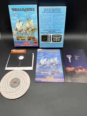 Broadsides - SSI - Commodore / C 64 / 128 - BIG BOX / Boxed - TOP #tested
