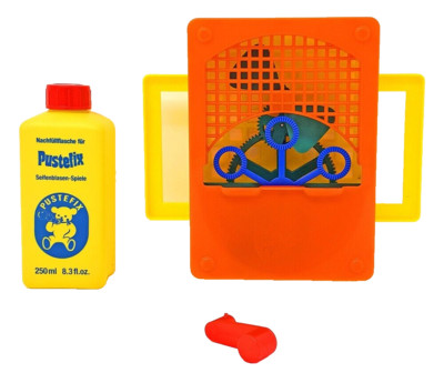 Kurbelix Pustefix Colorful Soap Bubble Machine For Kids Fun