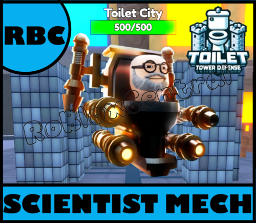 SCIENTIST MECH - ROBLOX TOILET TOWER DEFENCE - CHEAP TTD UNIT - Picture 1 of 1