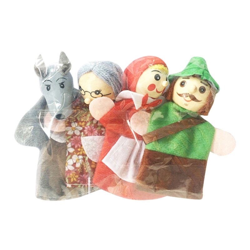 Christmas Performances Mini Finger Puppets Doll Lovely Hand Decor