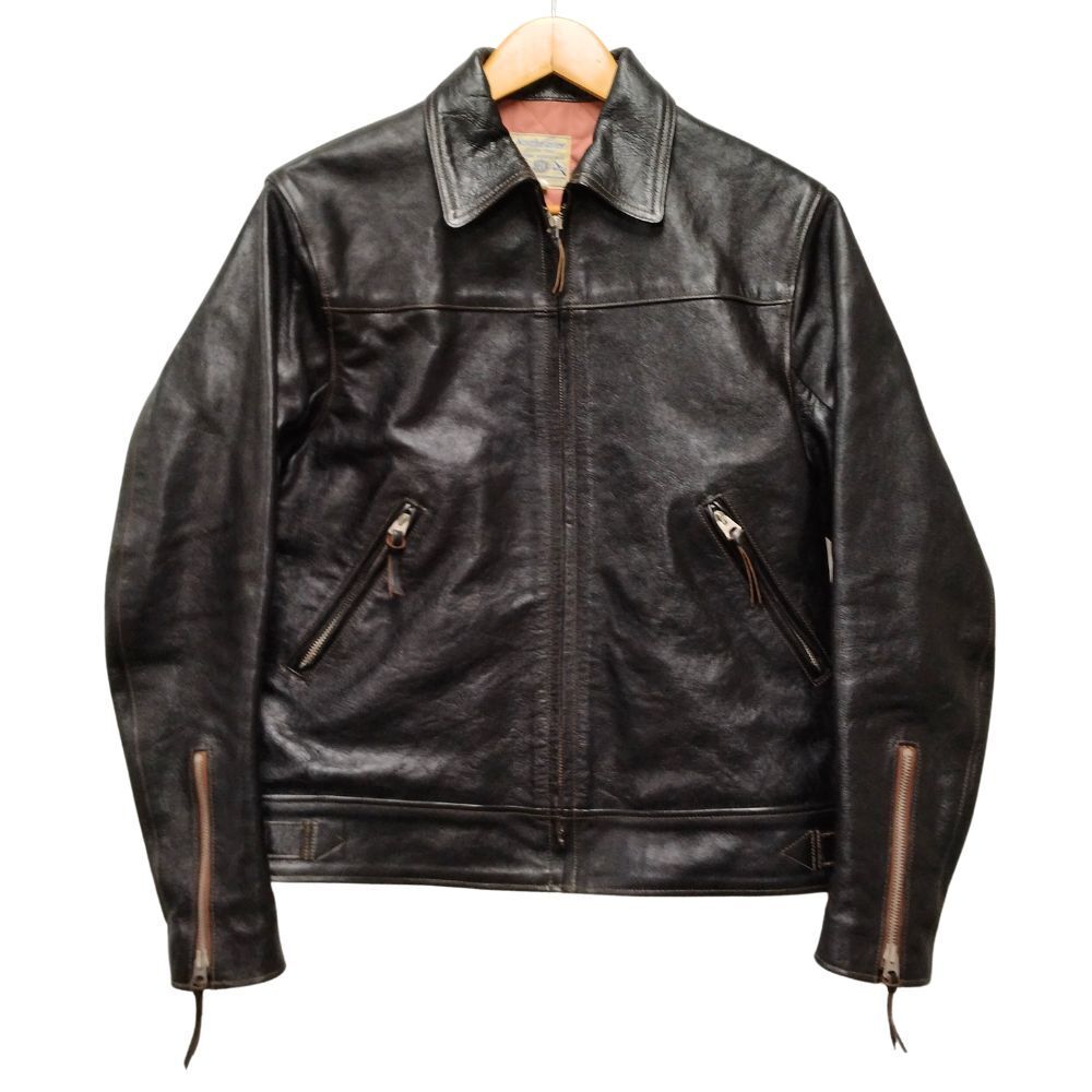 Toys McCoy BECK Horsehide Single Riders Leather Jacket black Toys McCoy BECK Horsehide Single Riders Leather Jacket black