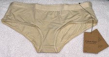 CALVIN KLEIN Form To Body Natural Stone Hipster Panty NEW Womens Sz S 5 M 6