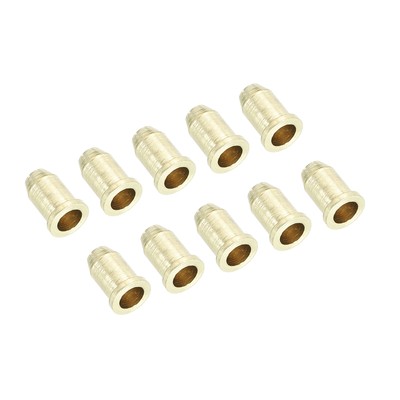 Gitarrensaite durch Korpus Beschläge Saitenkappen 12 Stück für E-Gitarre Gold