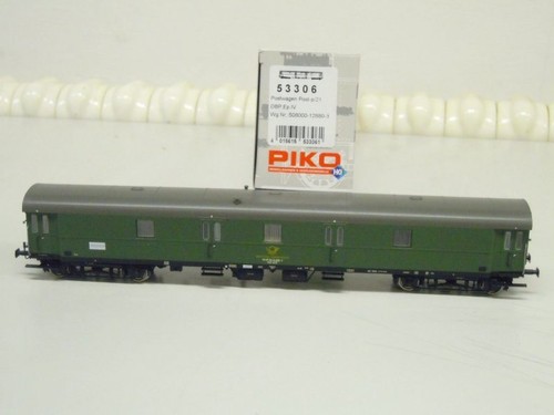 Piko 53306 Altbau-Postwagen Post-p/21 der DBP Epoche 4 neu in OVP mit KKK+NEM  | Zustand: Neu