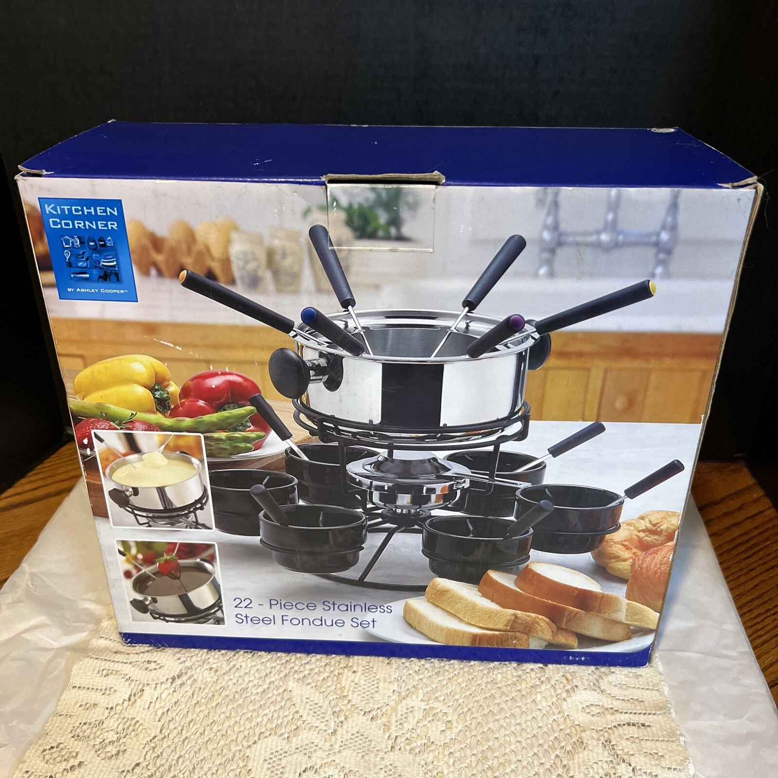 Kitchen Corner-Ashley Cooper-22 piece Fondue Set-NIB