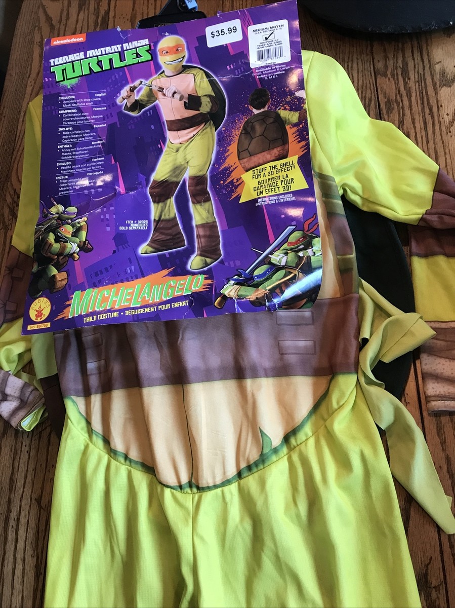 Ninja Turtles Vestito Ninja Originale Halloween Costume Teenage