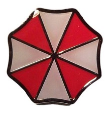 Resident Evil UMBRELLA Corporation Logo Metal Enamel PIN 1.25" Wide