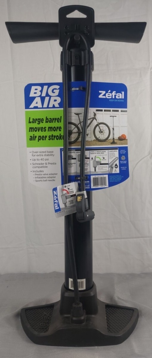 Zefal Heavy Duty Air Pump - Super Fast Fill (Bike, Sports Balls