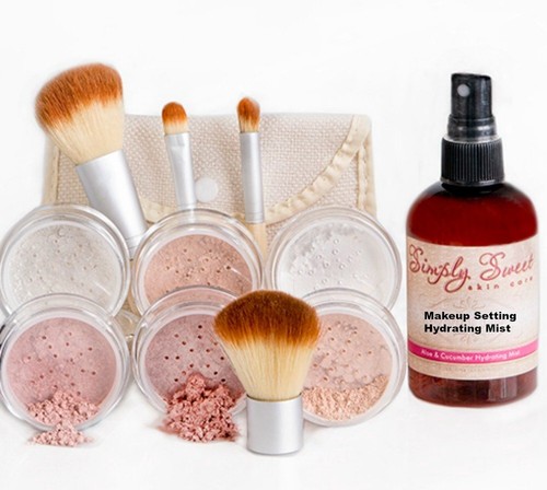 TIMELESS LOOK KIT Full Size Mineral Makeup Set Foundation Bare - Picture 7 of 102