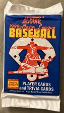 1989 Score Baseball Pack Gary Pettis Tigers (Top) Matt Williams Giants (Back)