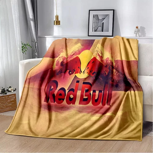 Red&Bull Fleece Blanket Throw Sofa Bed Warm Flannel Blanket Rug Bedspread Gift - Picture 51 of 51