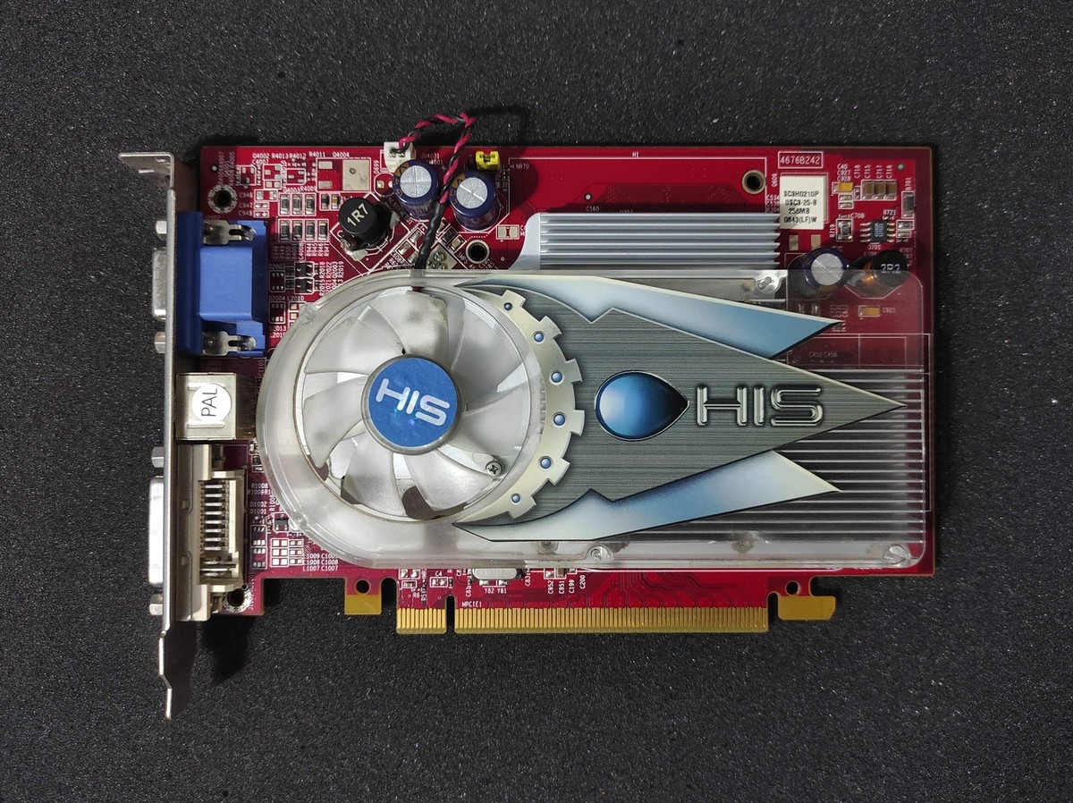 HIS ATI Radeon X1650 Pro PCIe 256MB DDR2 VGA Dual Link DVI