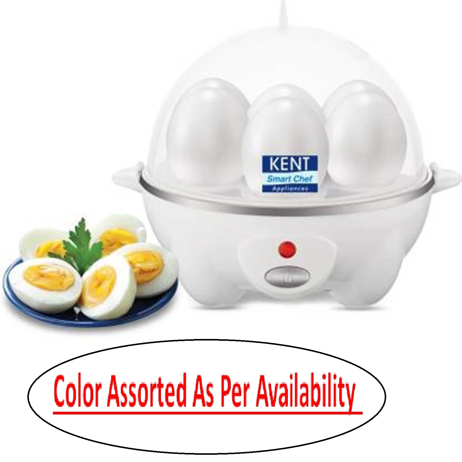Egg Boiler Kent Cooker Poached Soft Medium Hard-Boiled Boiler 7Egg Capacity Easy