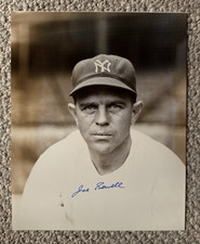 JOE SEWELL AUTOGRAPHED SIGNED 8x10 PHOTO INDIANS YANKEES HOF Hall of Fame