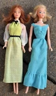 VTG Quick Curl Barbie & Kelley Dolls Lot of 2 Mattel W/ ORG Dresses & Shoes