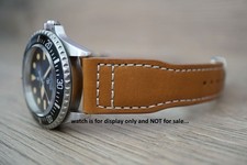 Cinturino orologio Aviator 22 mm pelle marrone fatto a mano lusso per Steinhart Ocean One