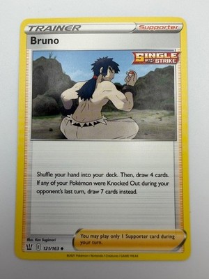 #121/163 Bruno Normal Uncommon - Pokémon SWSH05: Battle Styles English NM