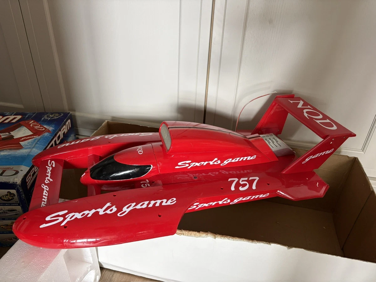NQD Speed Storm 757 赤いリモコンボート NQD Storm RC Boat — technohobbies.com.au