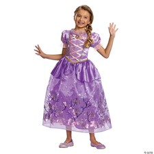 Princess Rapunzel Costume for Girls, Official Disney Princess Costume Outfit,
