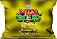 Barnetts - Mega Sour Candy Lemon 250g - Trendy Sweet Bags - Traditionally Handm
