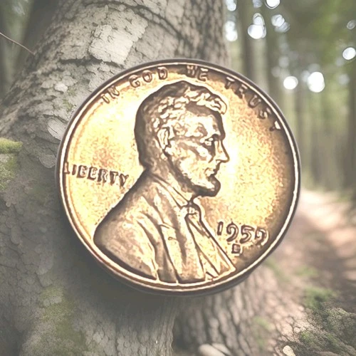 1959-D Lincoln Memorial Cent — photo from the most recent tracked eBay sale