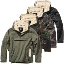 Brandit Windbreaker Sherpa Windjacke mit Tedd...